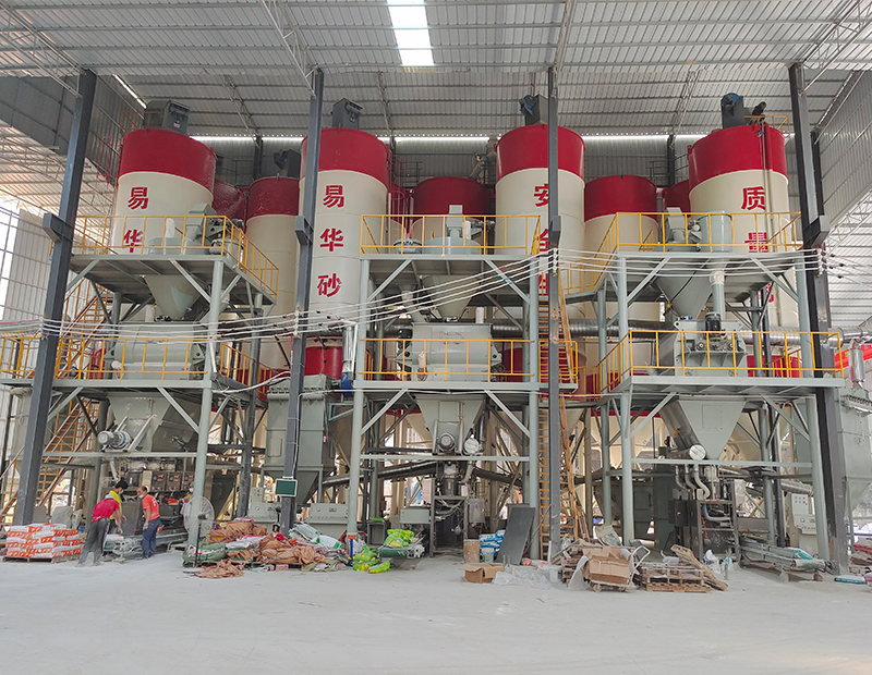 陕西榆林-年产30万吨干混砂浆搅拌站